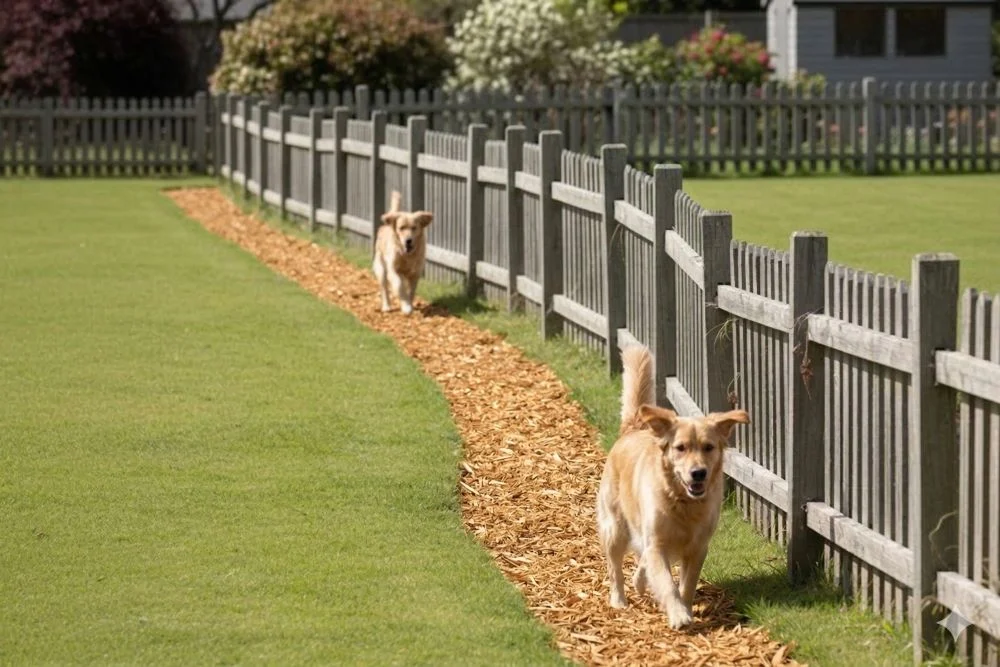Dog patrol path landscape design